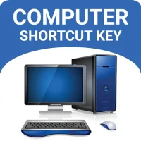 Computer keyboard shortcut key